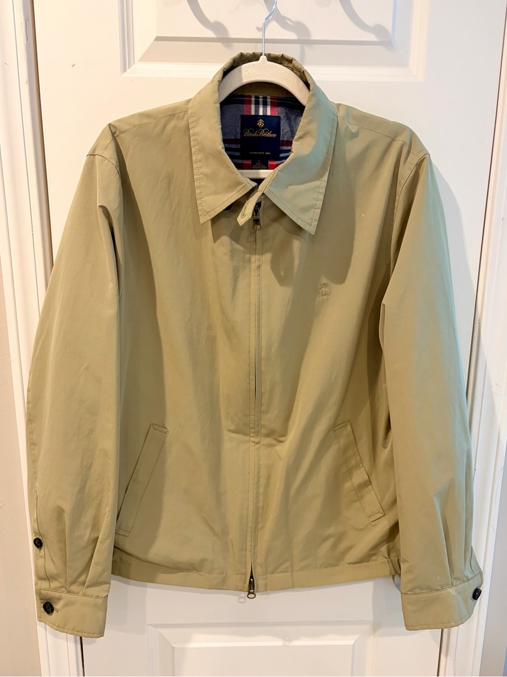 Men's Herrington Zip-Front Jacket - Brooks Brothers - Never Worn